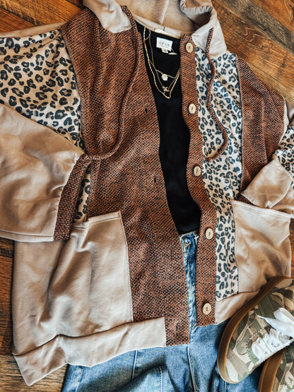 Wild Side Color Block Top/Jacket