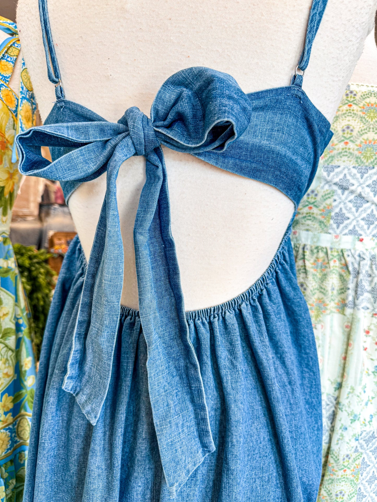 Denim Midi Dress