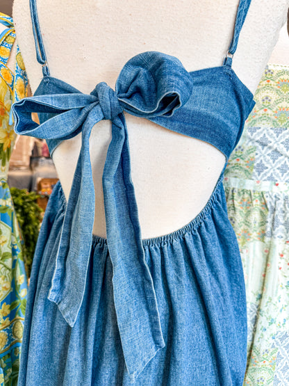 Denim Midi Dress