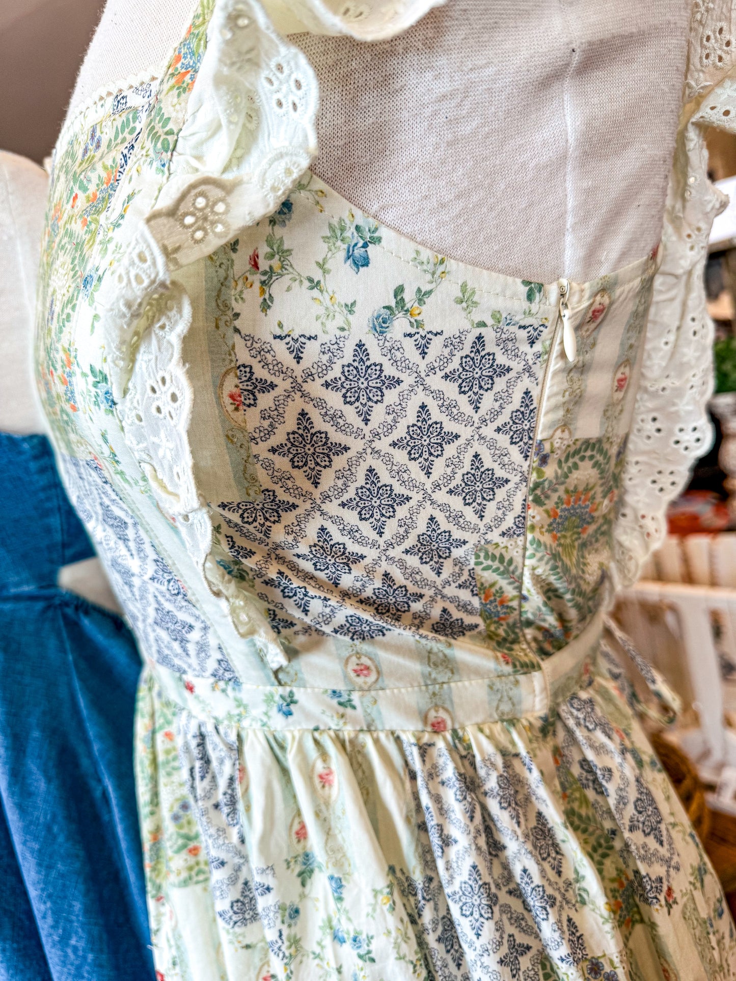 Patchwork Apron Dress