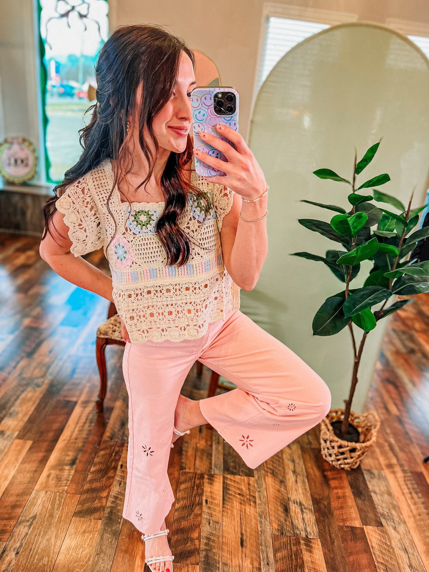 Multi Crochet Crop Top