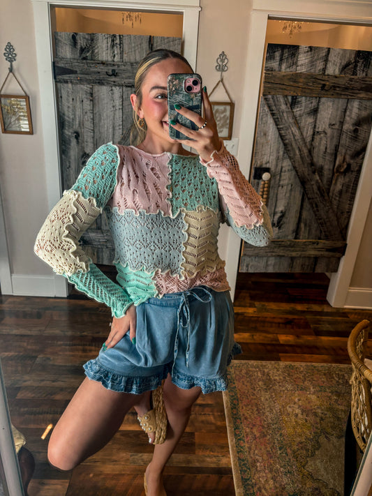 Patch Me Pretty Sweater