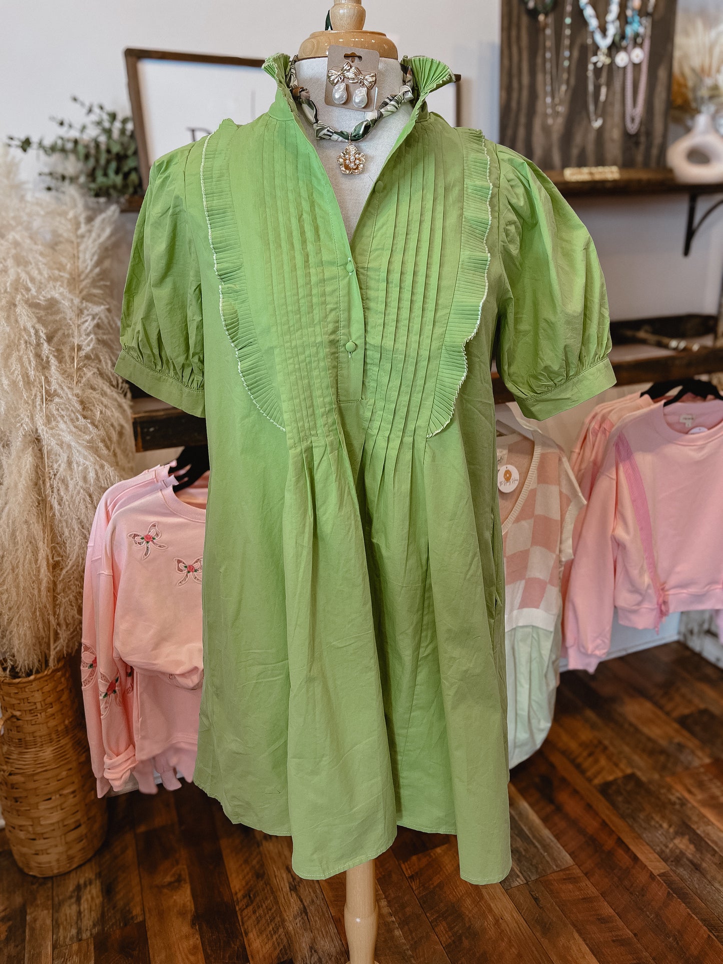 Puff Sleeve Dress