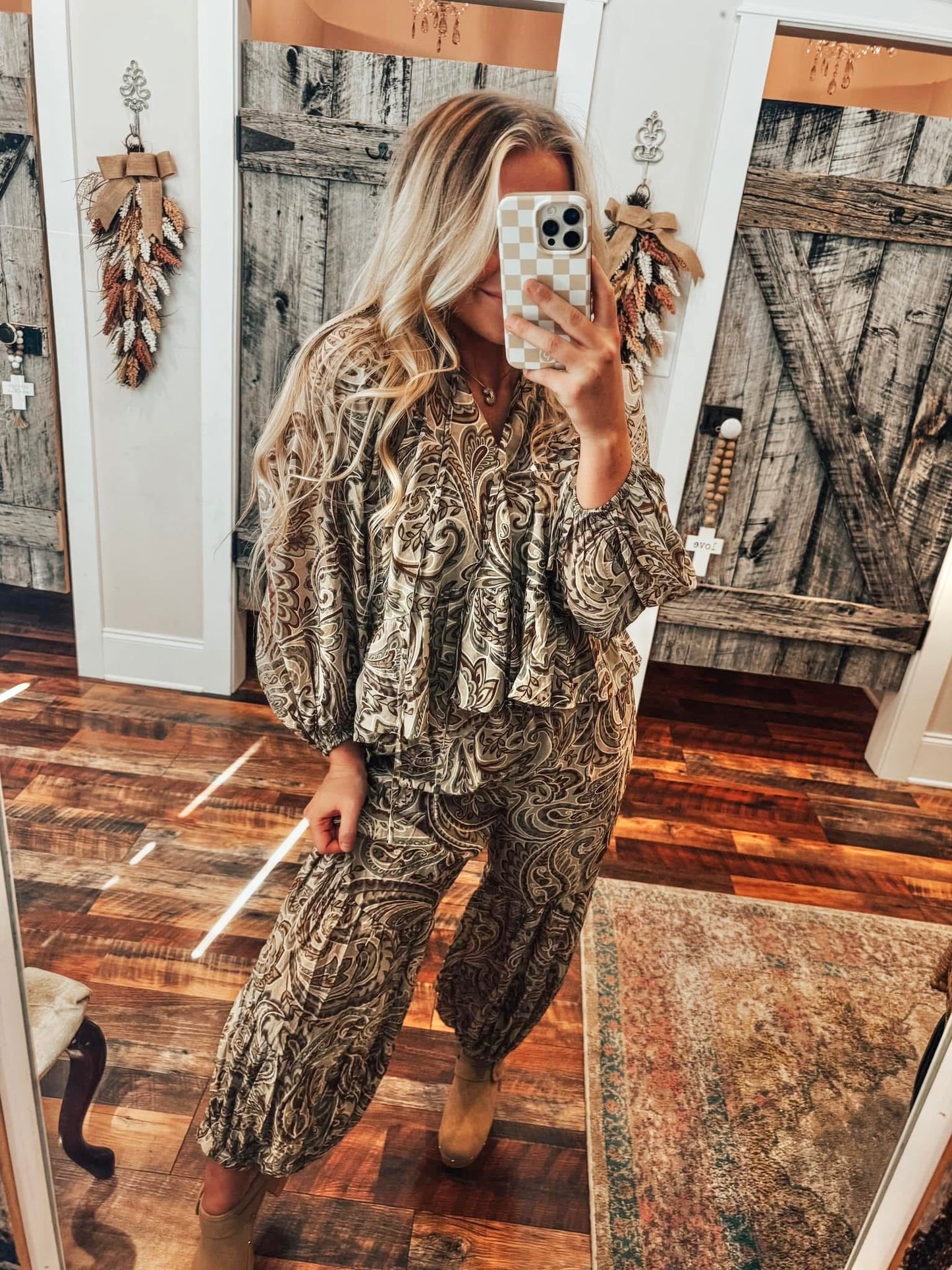 Paisley Babydoll Set