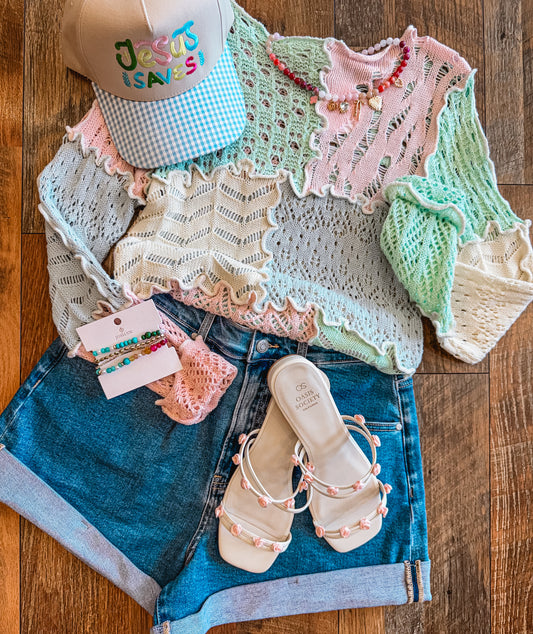 Patch Me Pretty Sweater