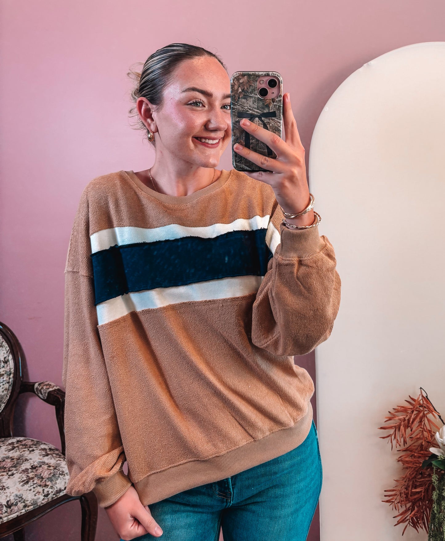 Textured Knit Pullover