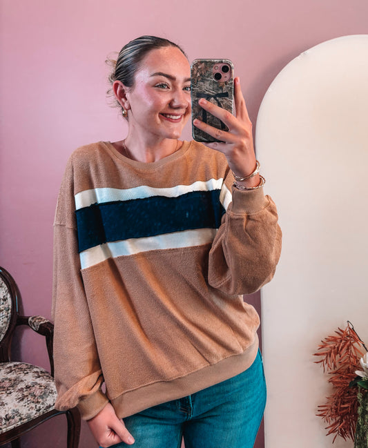 Textured Knit Pullover