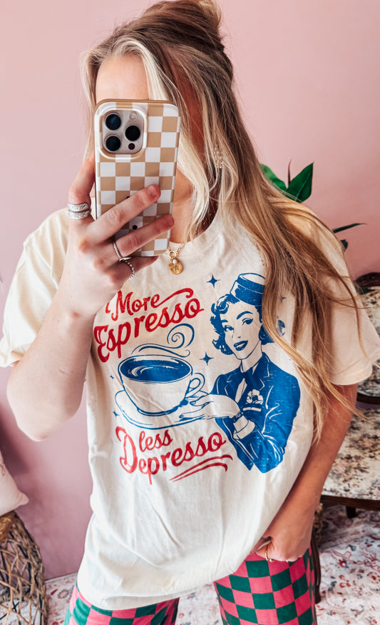 {FINAL SALE} "More Espresso" Oversized T-Shirt