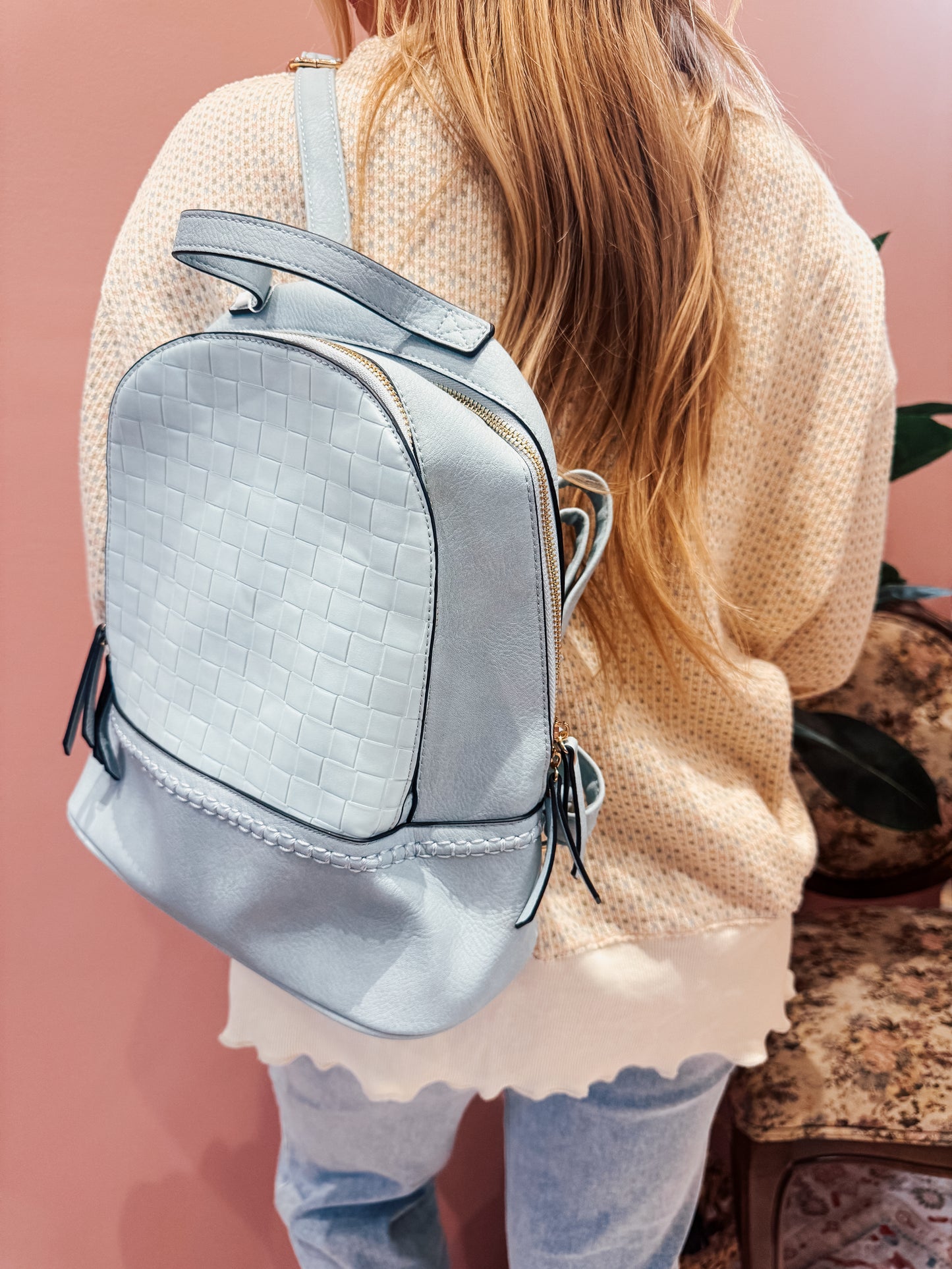 Woven Backpack
