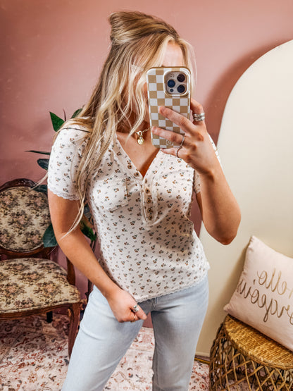 Ditsy Floral Top