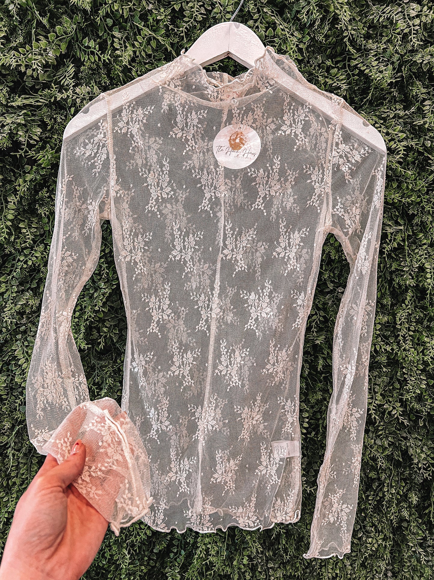 Lace Fitted Layering Top