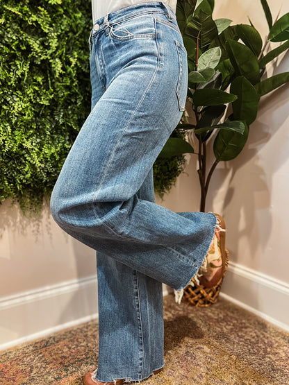 Super High Rise Wide Leg Jeans