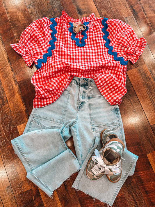 Sweet Americana Blouse